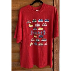 Vintage Y2K American Tradition Famous Tails 100% Cotton T-shirt Size 2XL